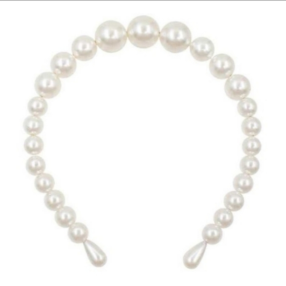 Faux Pearl Headband - Picture 4 of 7
